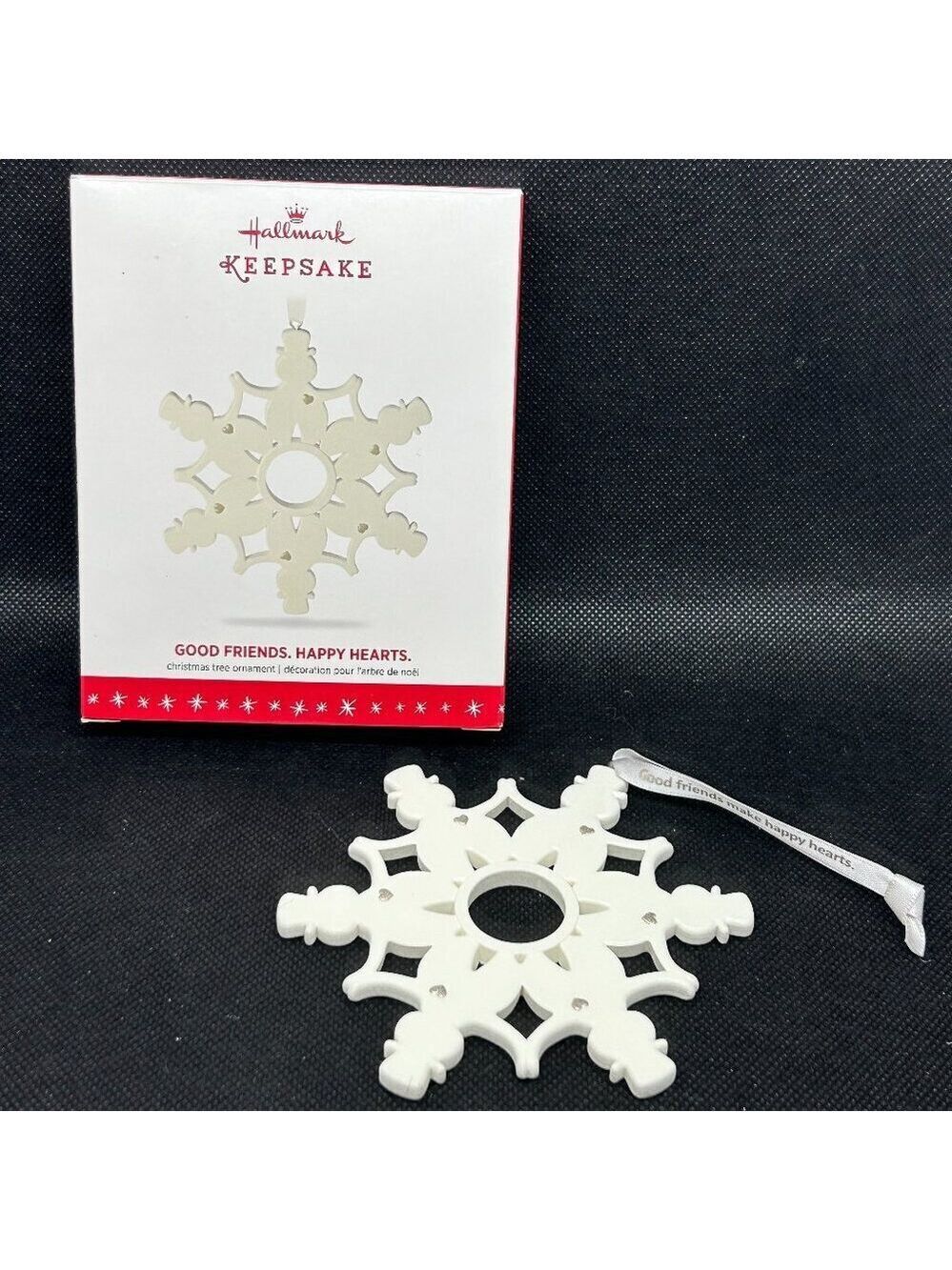 2016 Hallmark  "Good Friends, Happy Hearts" Keepsake ornament